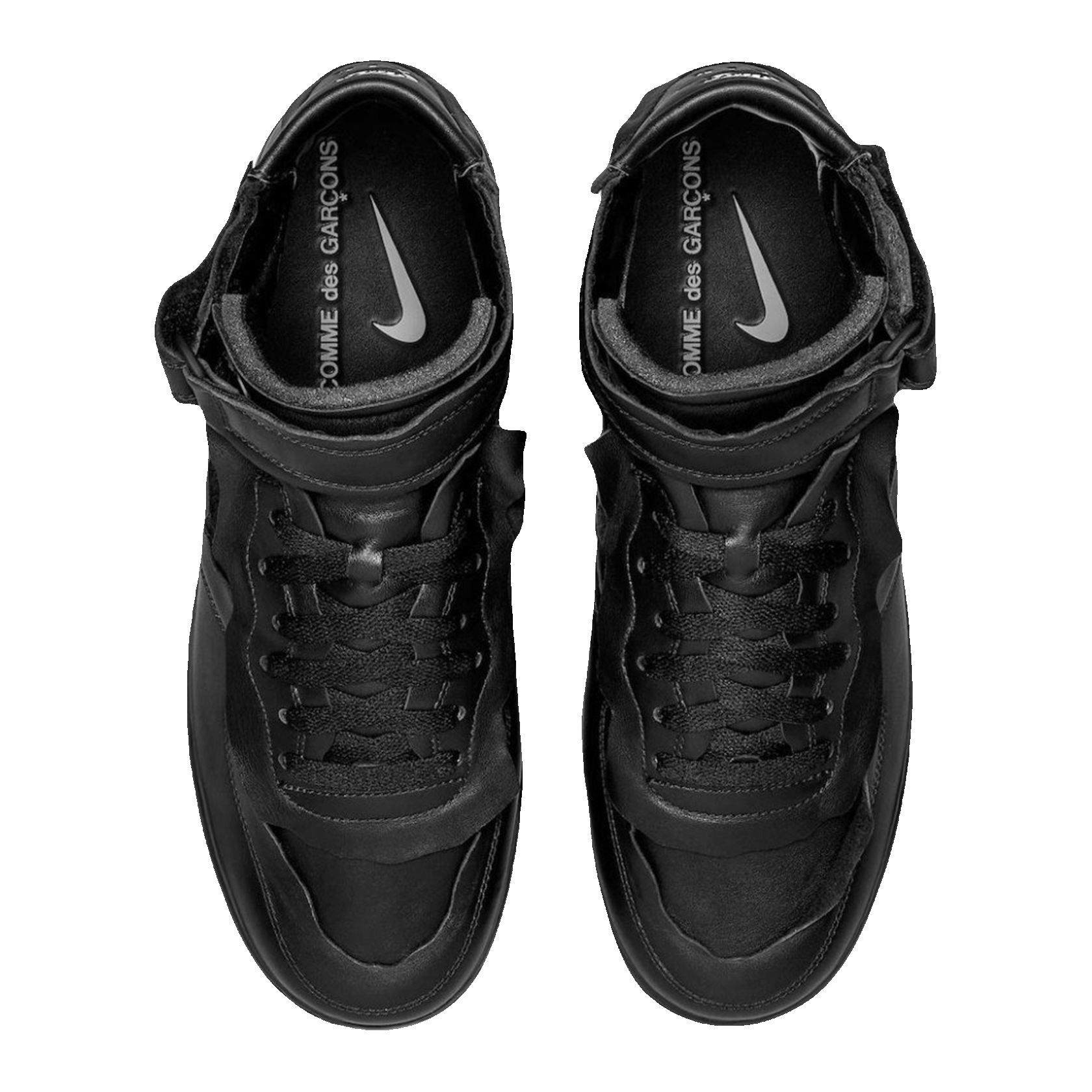 Nike Air Force 1 Mid Comme des Garcons Black Oben