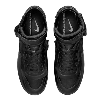 Nike Air Force 1 Mid Comme des Garcons Black Oben