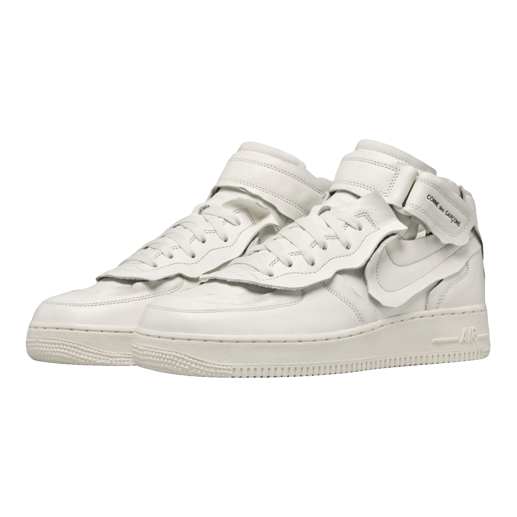 Nike Air Force 1 Mid Comme des Garcons White Side
