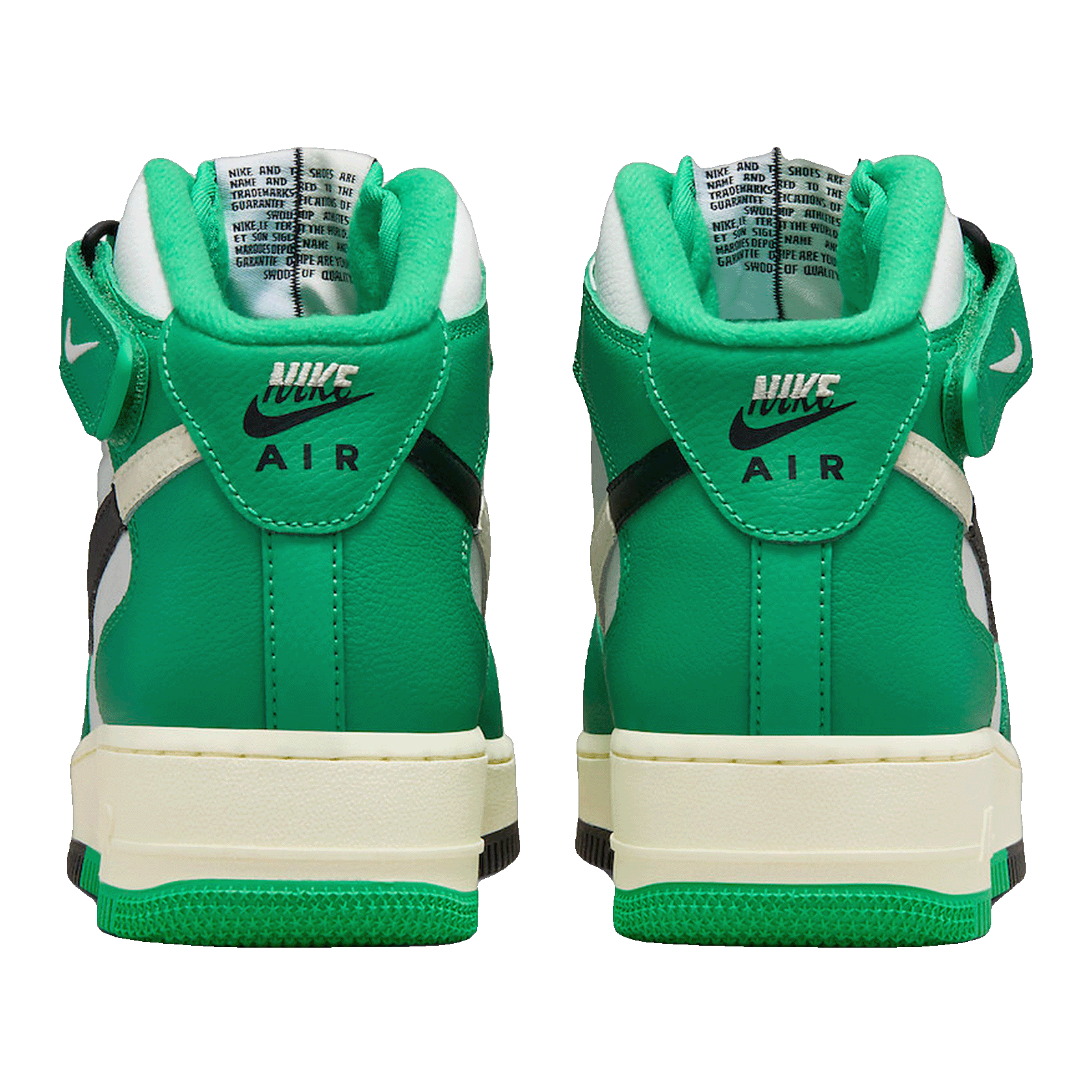 Nike Air Force 1 Mid LV8 Split White Stadium Green Back