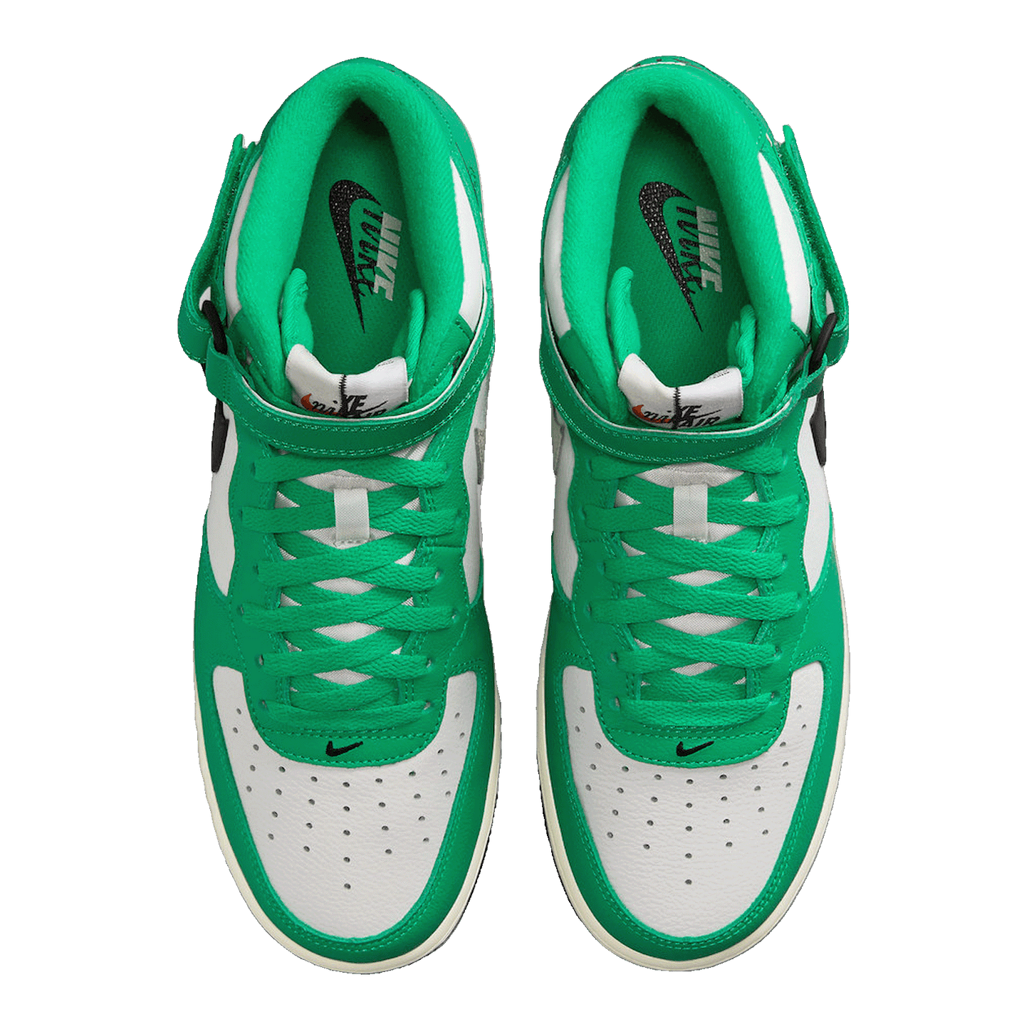 Nike Air Force 1 Mid LV8 Split White Stadium Green Oben