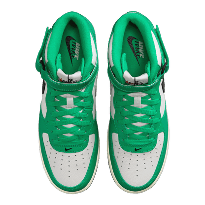 Nike Air Force 1 Mid LV8 Split White Stadium Green Oben
