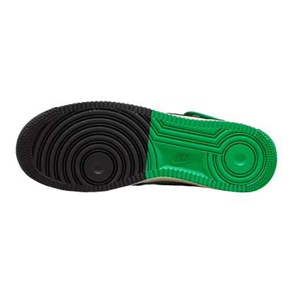 Nike Air Force 1 Mid LV8 Split White Stadium Green Sohle