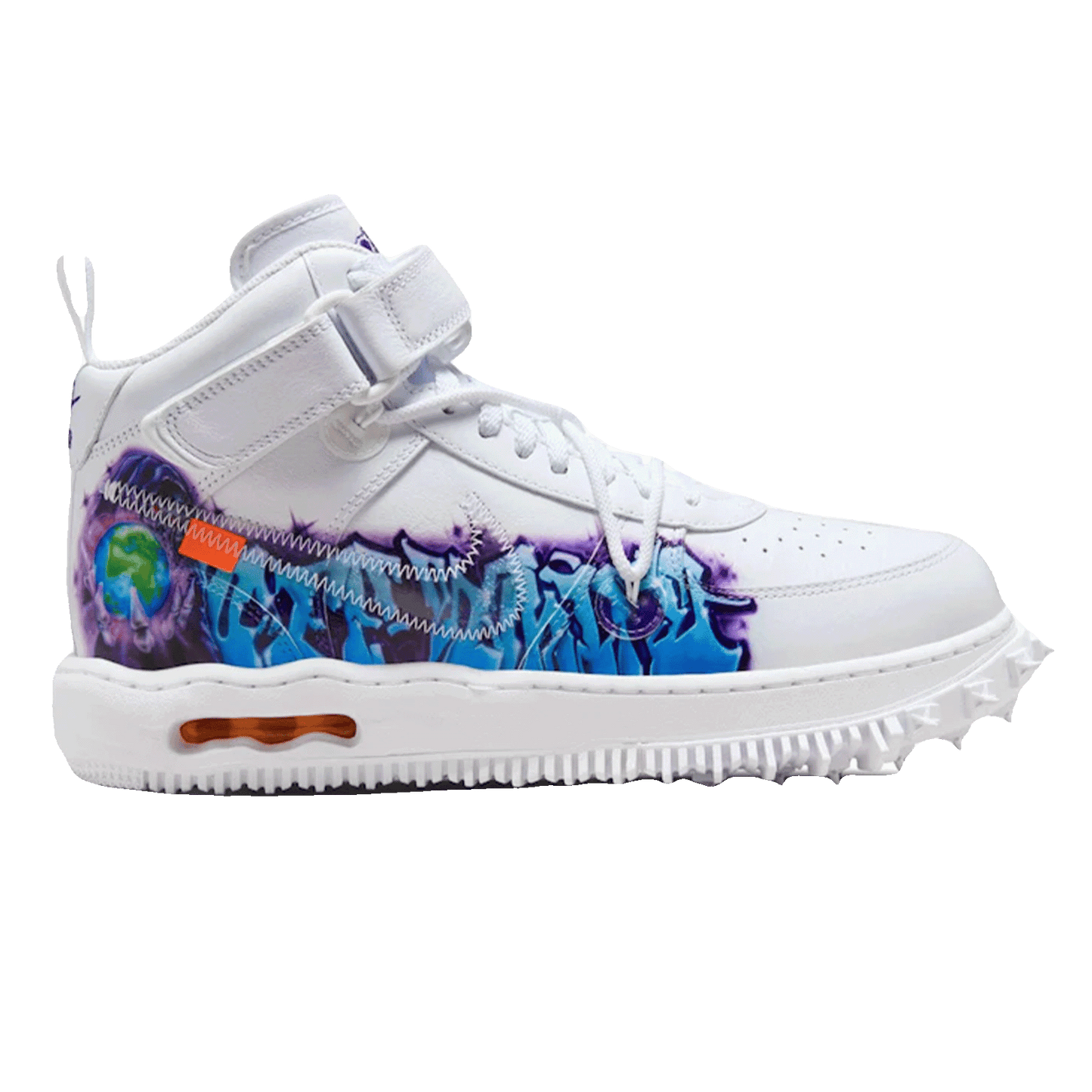 Nike Air Force 1 Mid Off-White Graffiti White