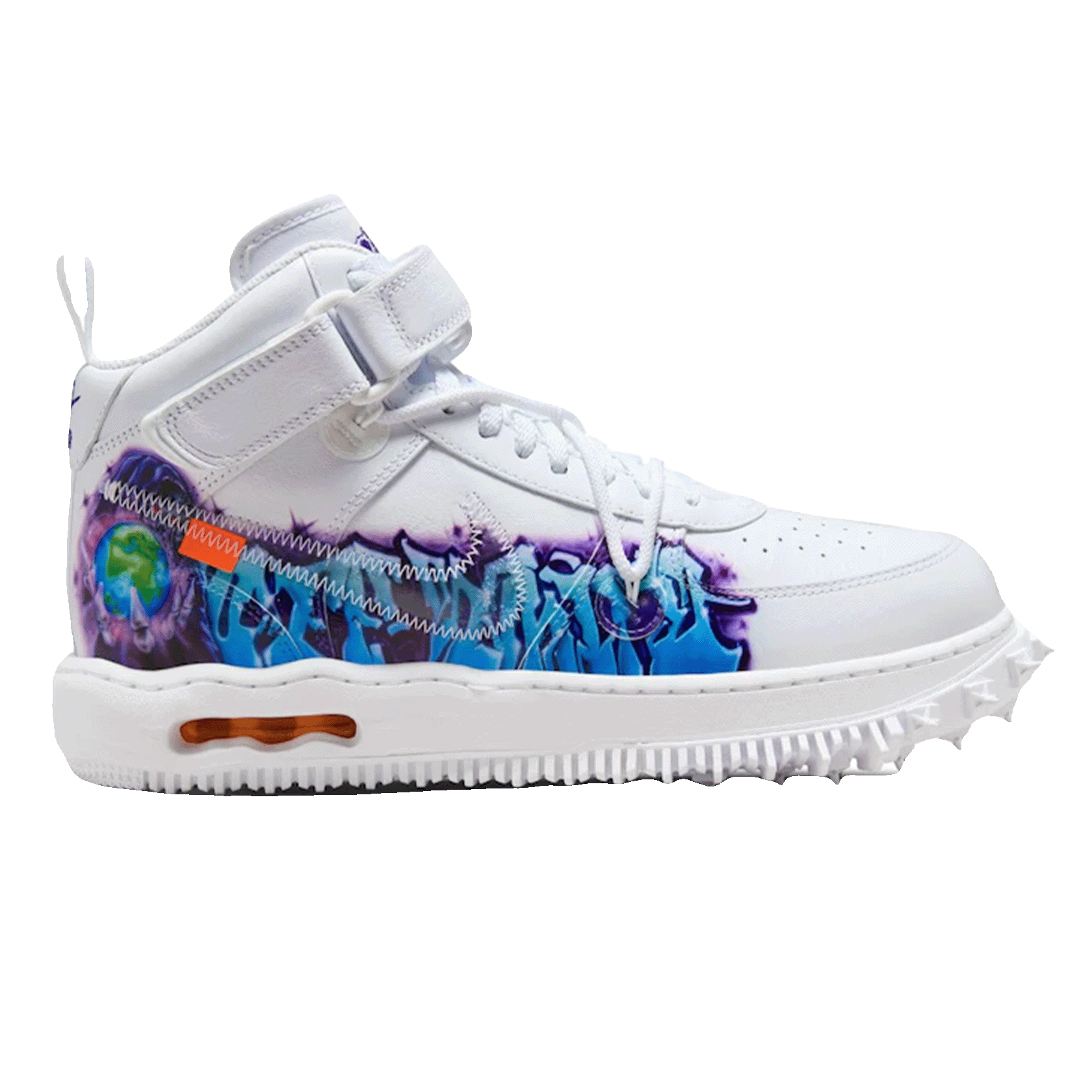 Nike Air Force 1 Mid Off-White Graffiti White
