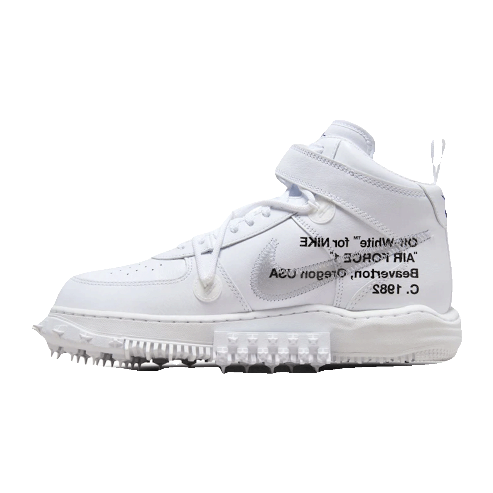 Nike Air Force 1 Mid Off-White Graffiti White Innen