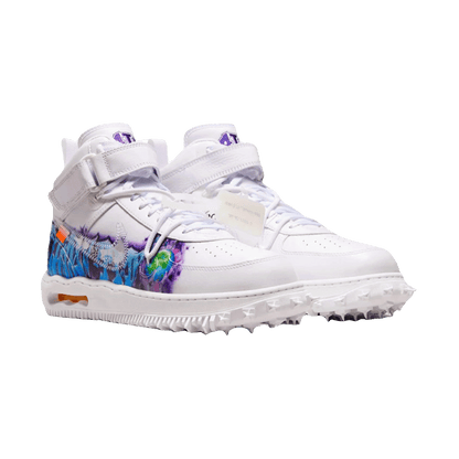 Nike Air Force 1 Mid Off-White Graffiti White Side