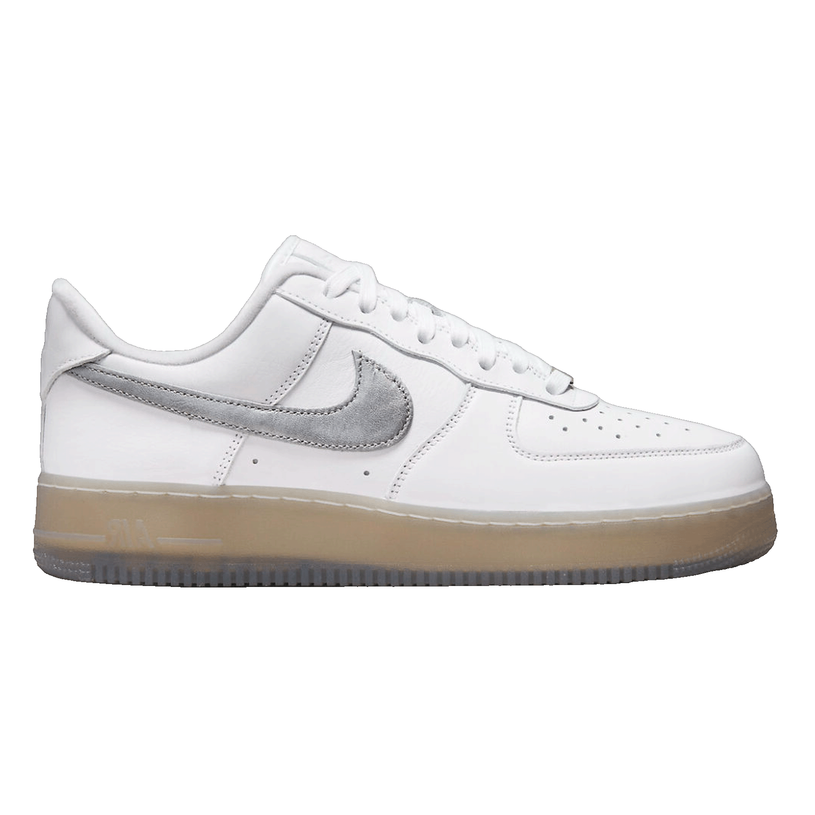 Nike Air Force 1 Mid PRM Black Metallic Silver