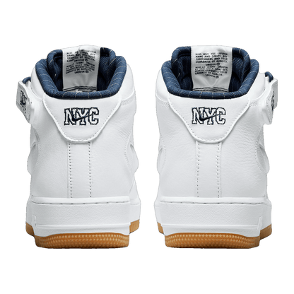Nike Air Force 1 Mid QS Jewel NYC White Midnight Navy Back
