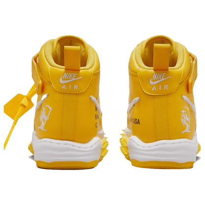 Nike Air Force 1 Mid SP Off-White Varsity Maize Back