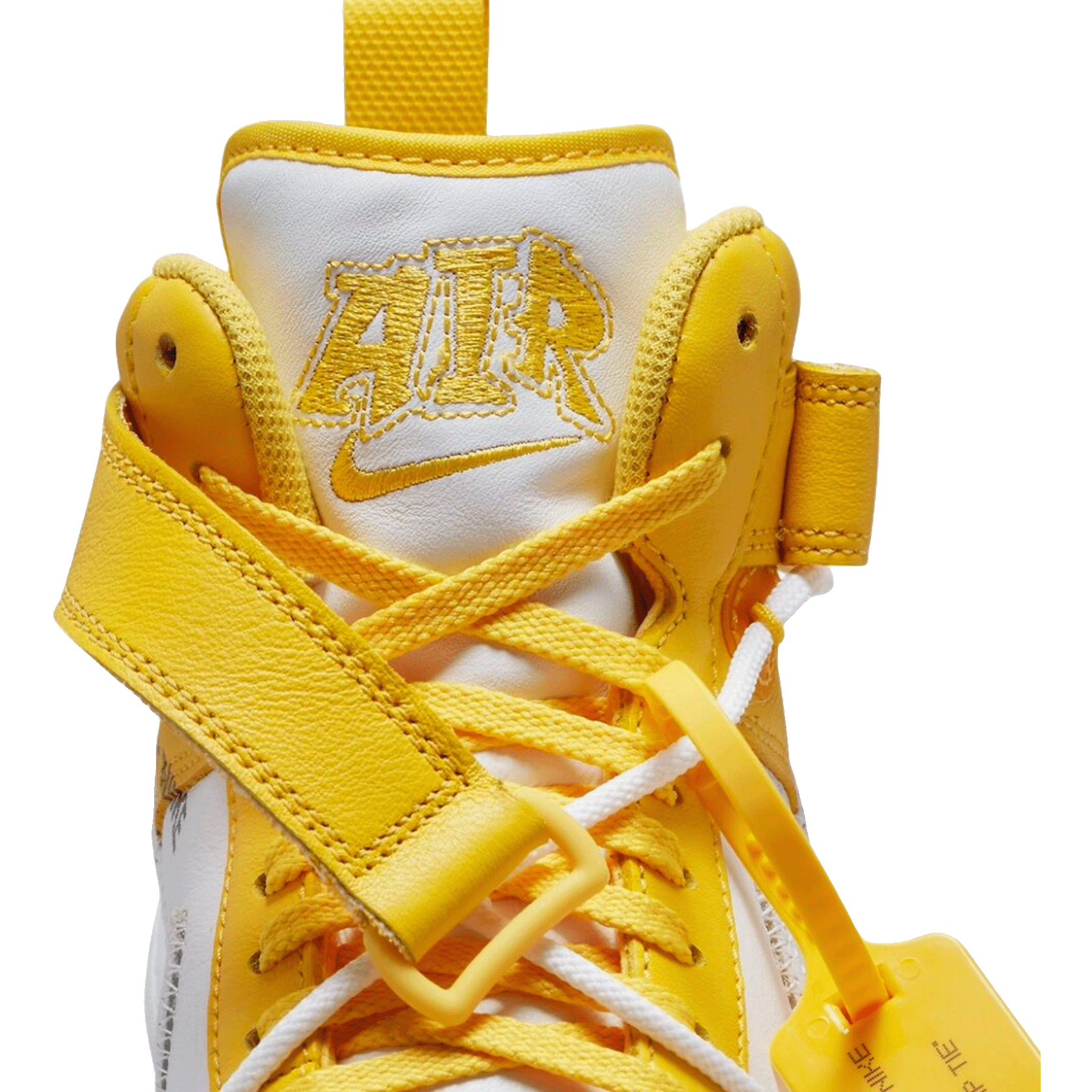 Nike Air Force 1 Mid SP Off-White Varsity Maize Tongue