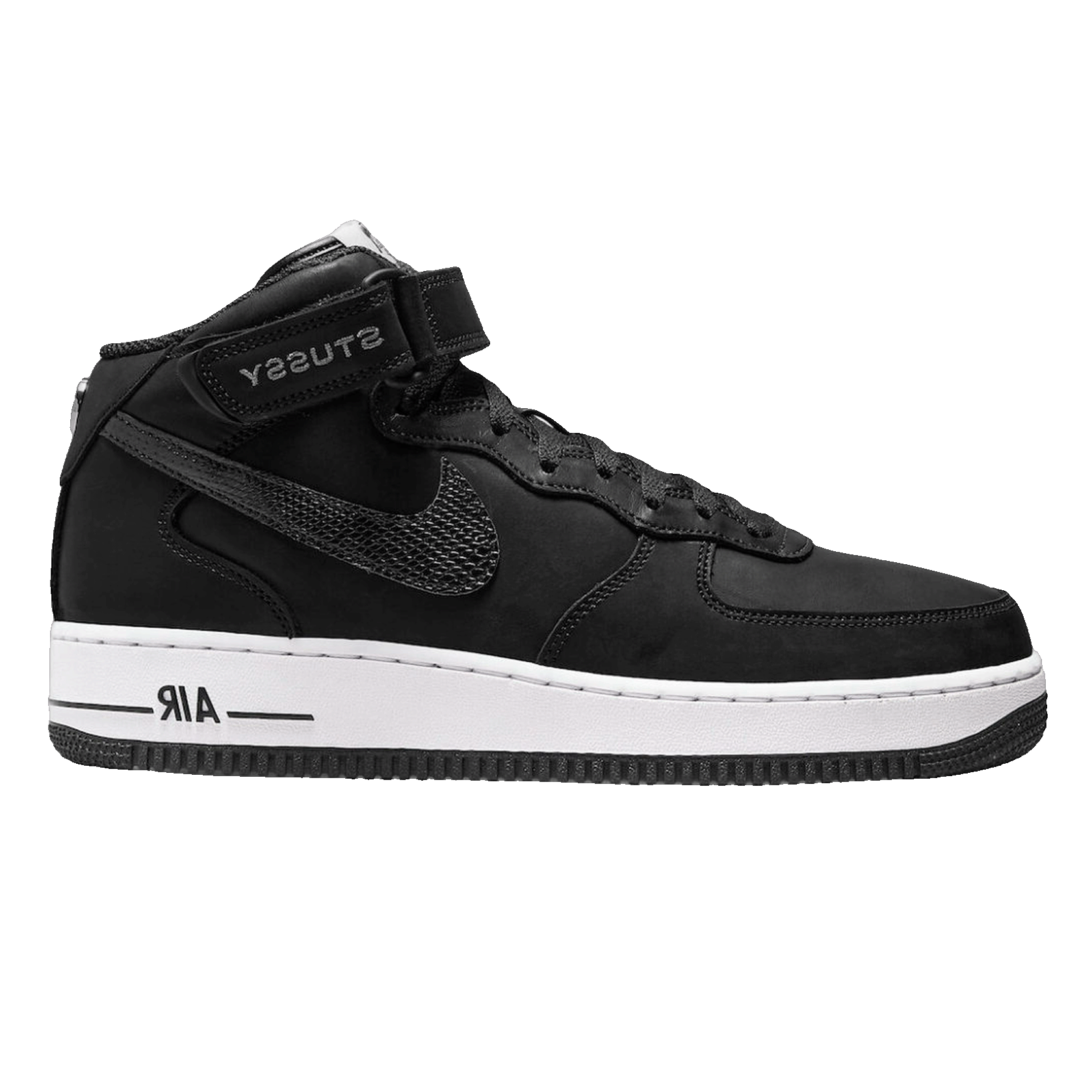 Nike Air Force 1 Mid Stussy Black White