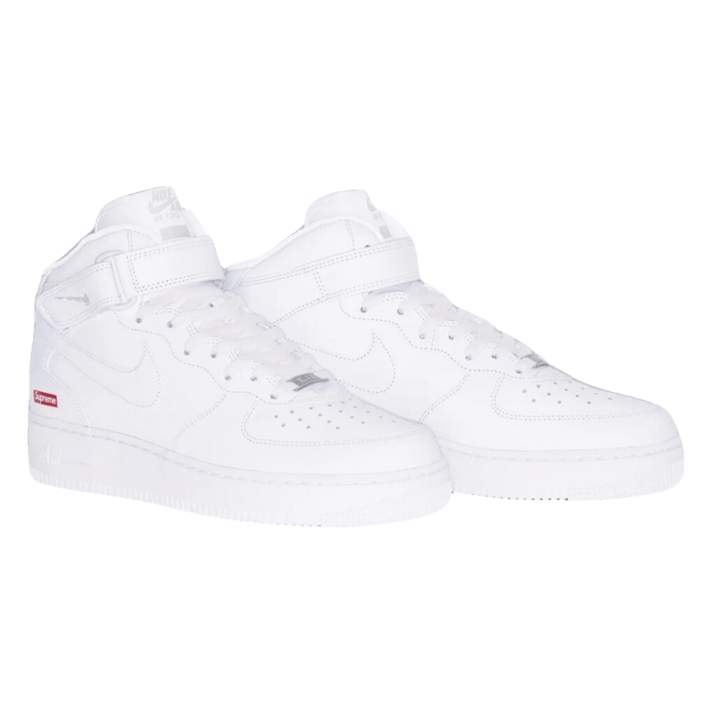 Nike Air Force 1 Mid Supreme White Side