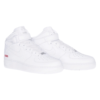 Nike Air Force 1 Mid Supreme White Side