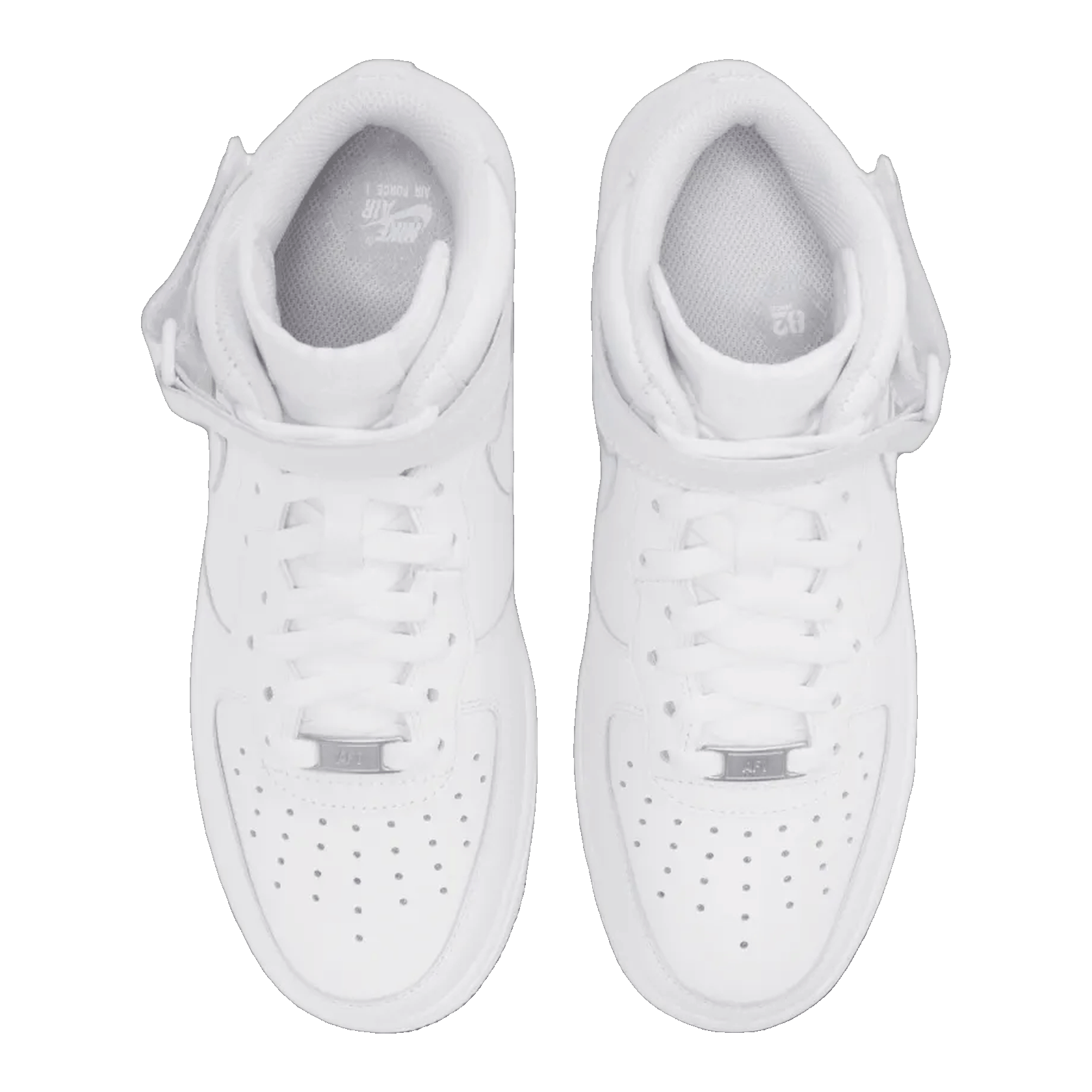 Nike Air Force 1 Mid Triple White (W) Oben