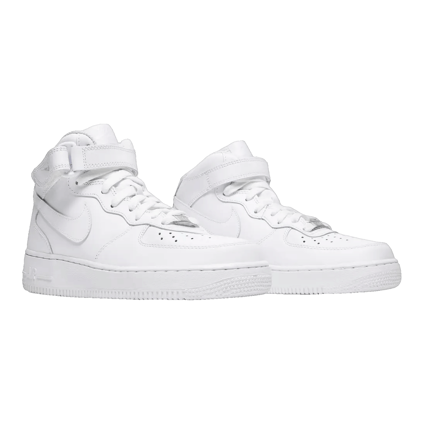 Nike Air Force 1 Mid Triple White (W) Side