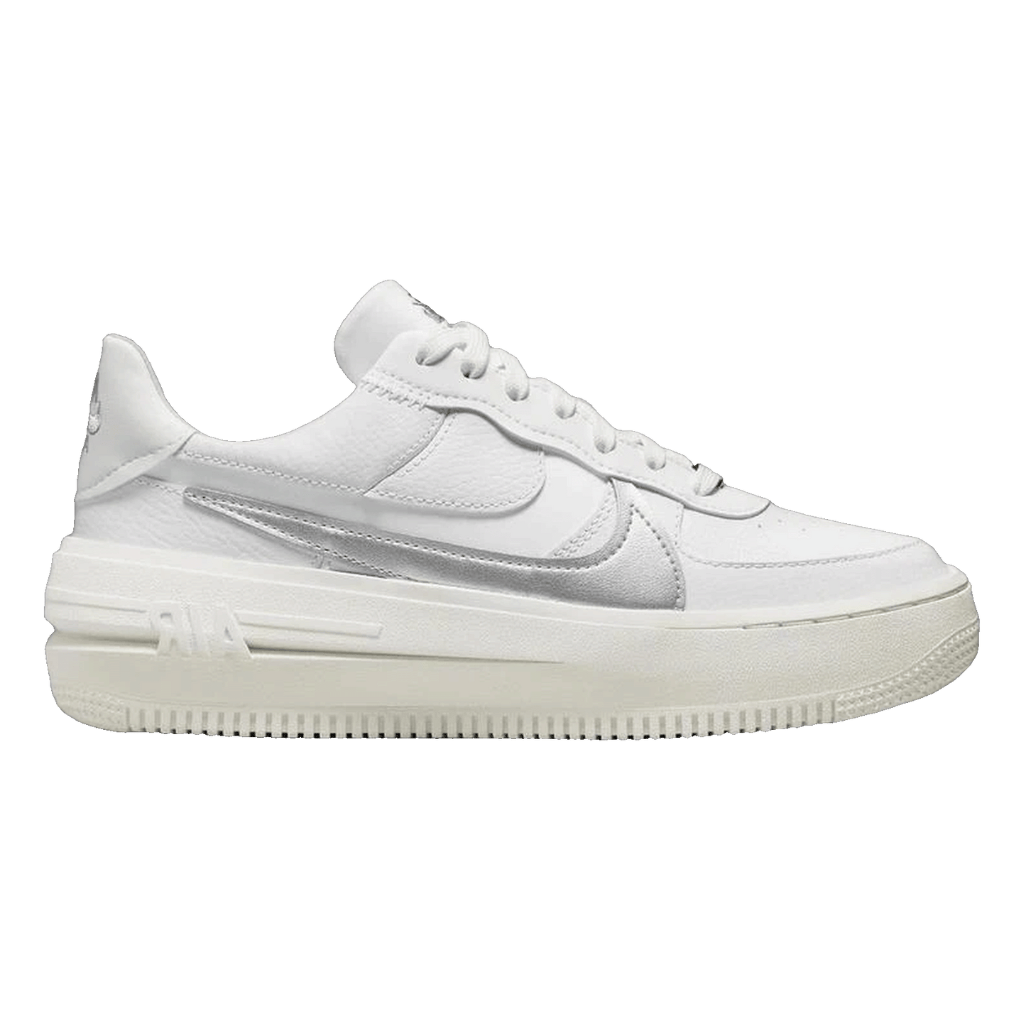 Nike Air Force 1 PLT.AF.ORM Summit White Metalic Silver (W)