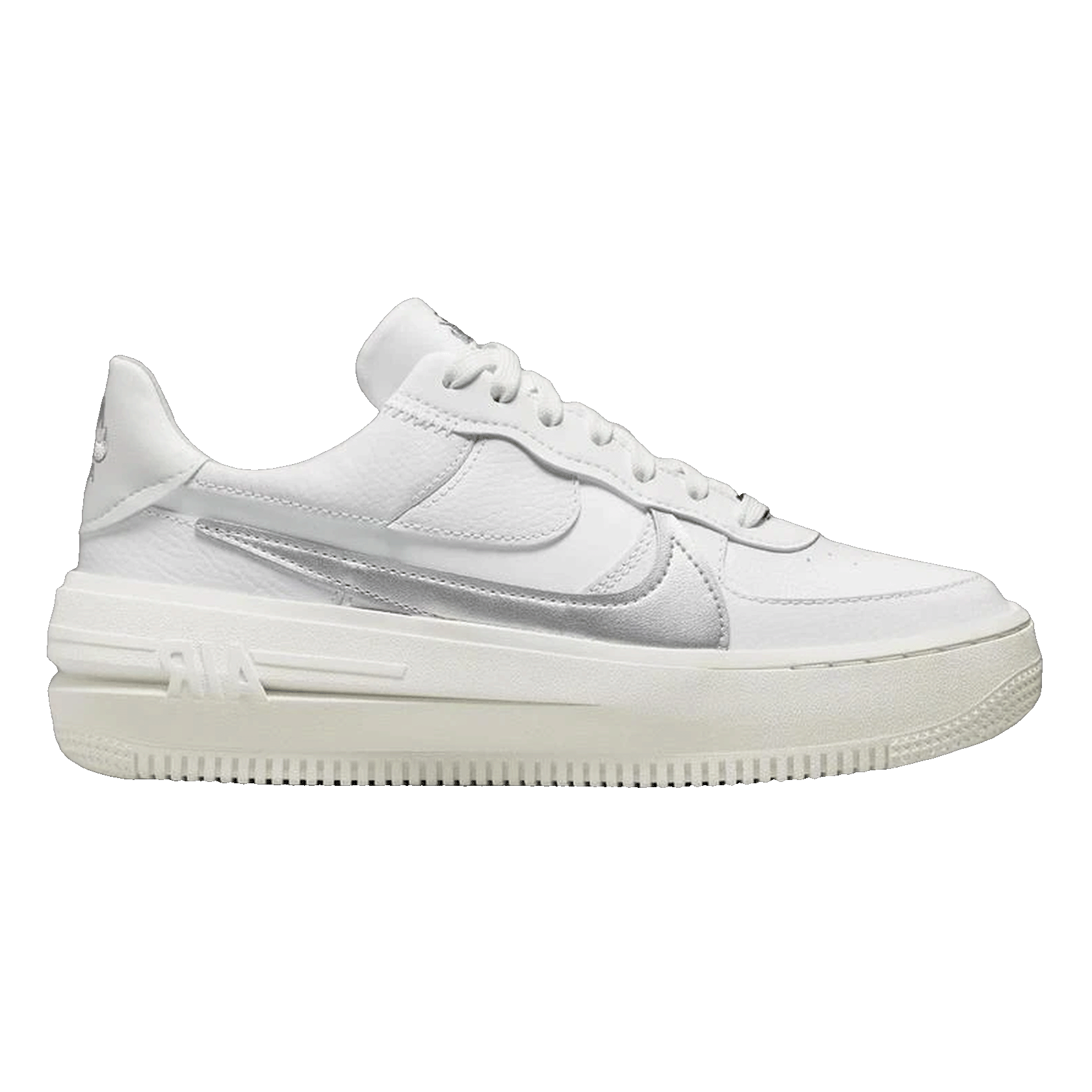Nike Air Force 1 PLT.AF.ORM Summit White Metalic Silver (W)