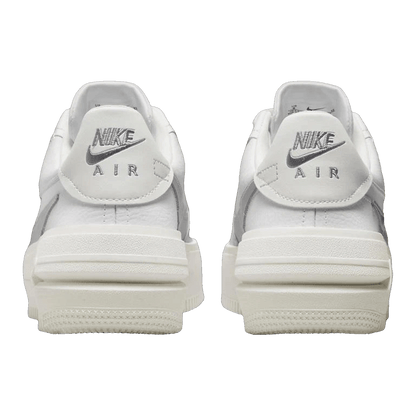 Nike Air Force 1 PLT.AF.ORM Summit White Metalic Silver (W) Back