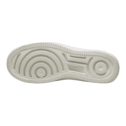 Nike Air Force 1 PLT.AF.ORM Summit White Metalic Silver (W) Sohle
