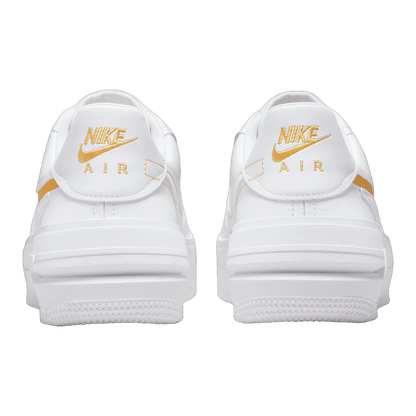 Nike Air Force 1 PLT.AF.ORM White Yellow Ochre (W) Back