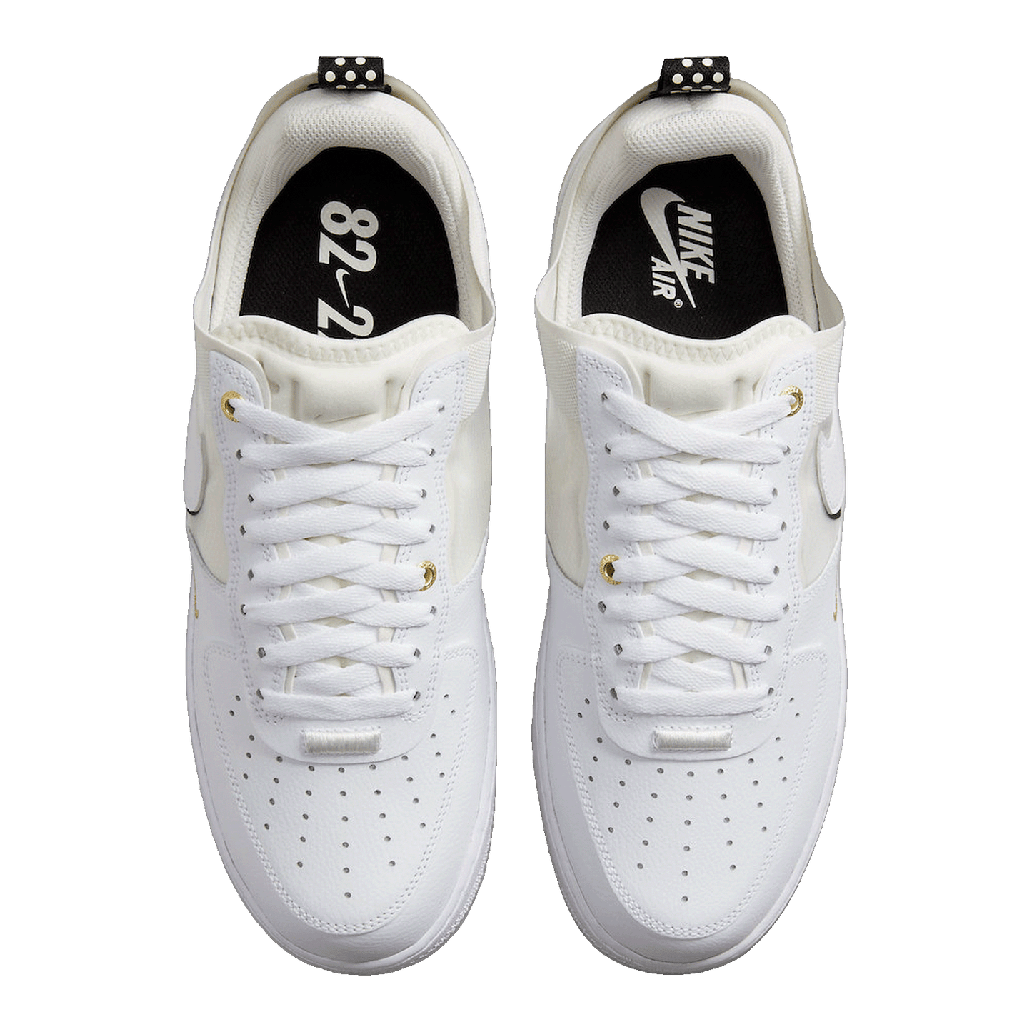 Nike Air Force 1 React 40th Anniversary Sail Gold (2022) Oben