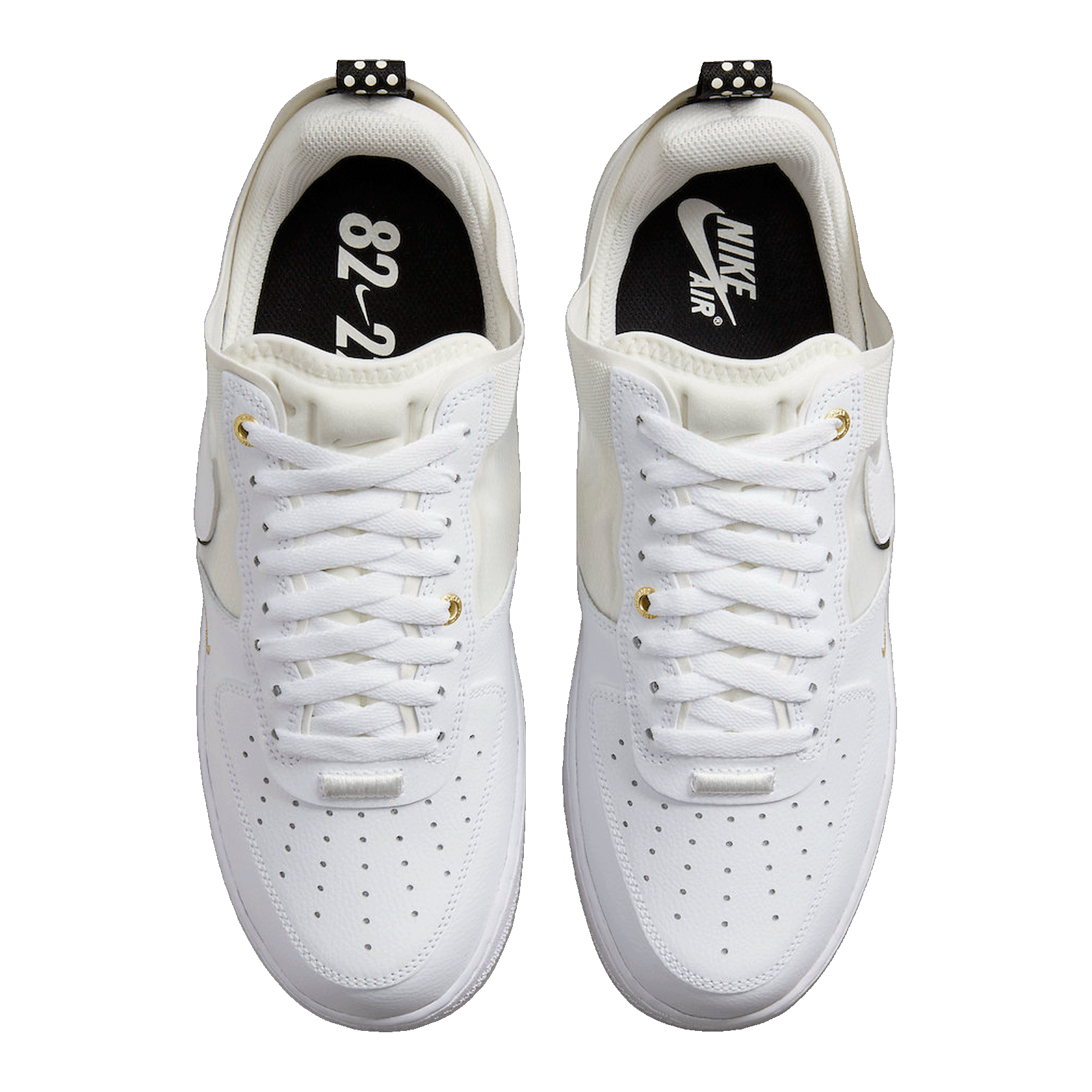 Nike Air Force 1 React 40th Anniversary Sail Gold (2022) Oben