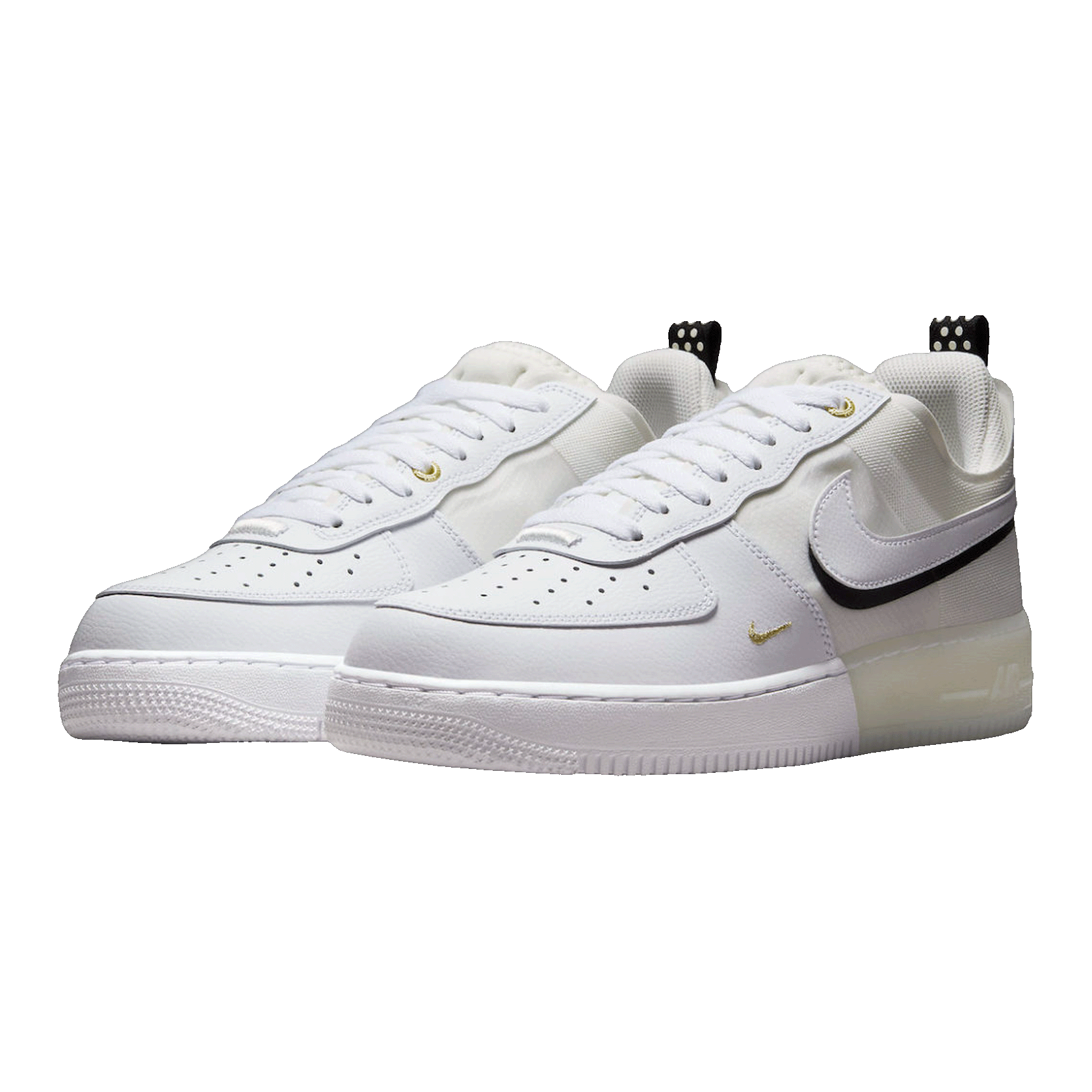 Nike Air Force 1 React 40th Anniversary Sail Gold (2022) Side