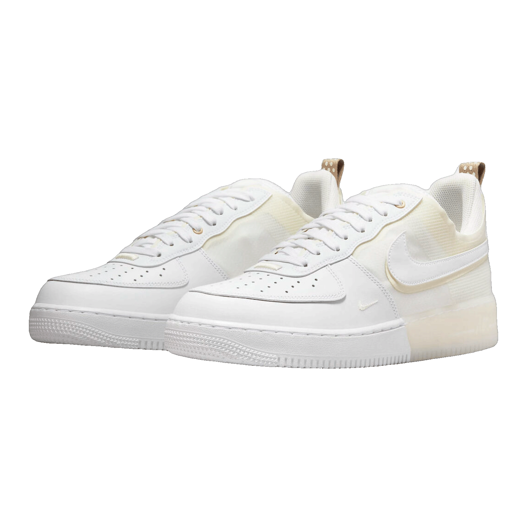 Nike Air Force 1 React Coconut Milk Side