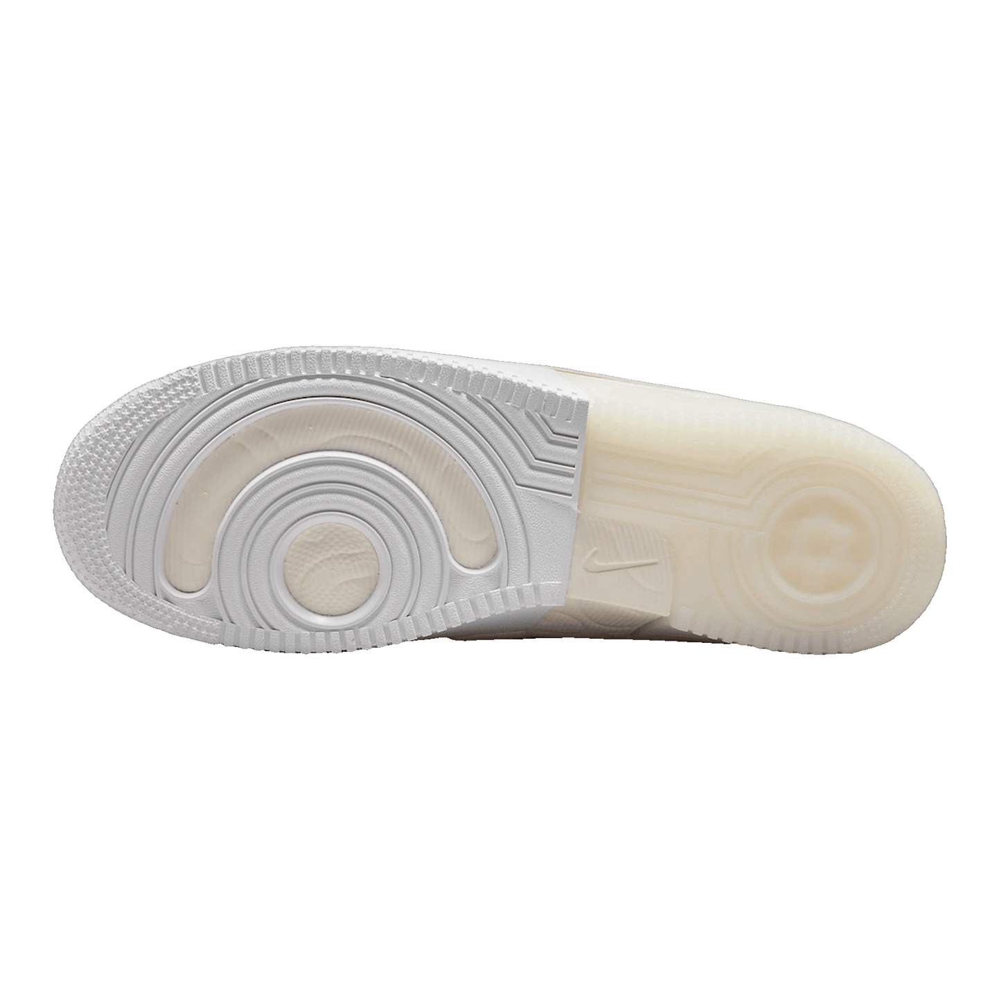 Nike Air Force 1 React Coconut Milk Sohle