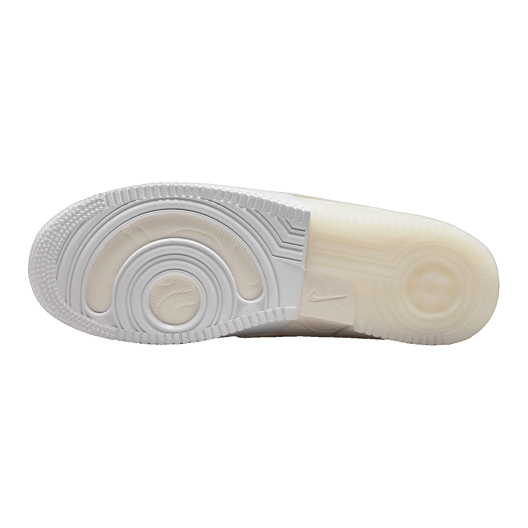 Nike Air Force 1 React Coconut Milk Sohle