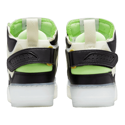Nike Air Force 1 React Mid Black Sail Ghost Green Back