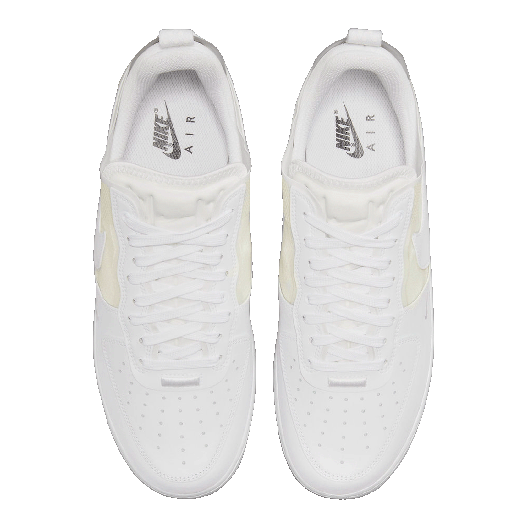 Nike Air Force 1 React Triple White Oben
