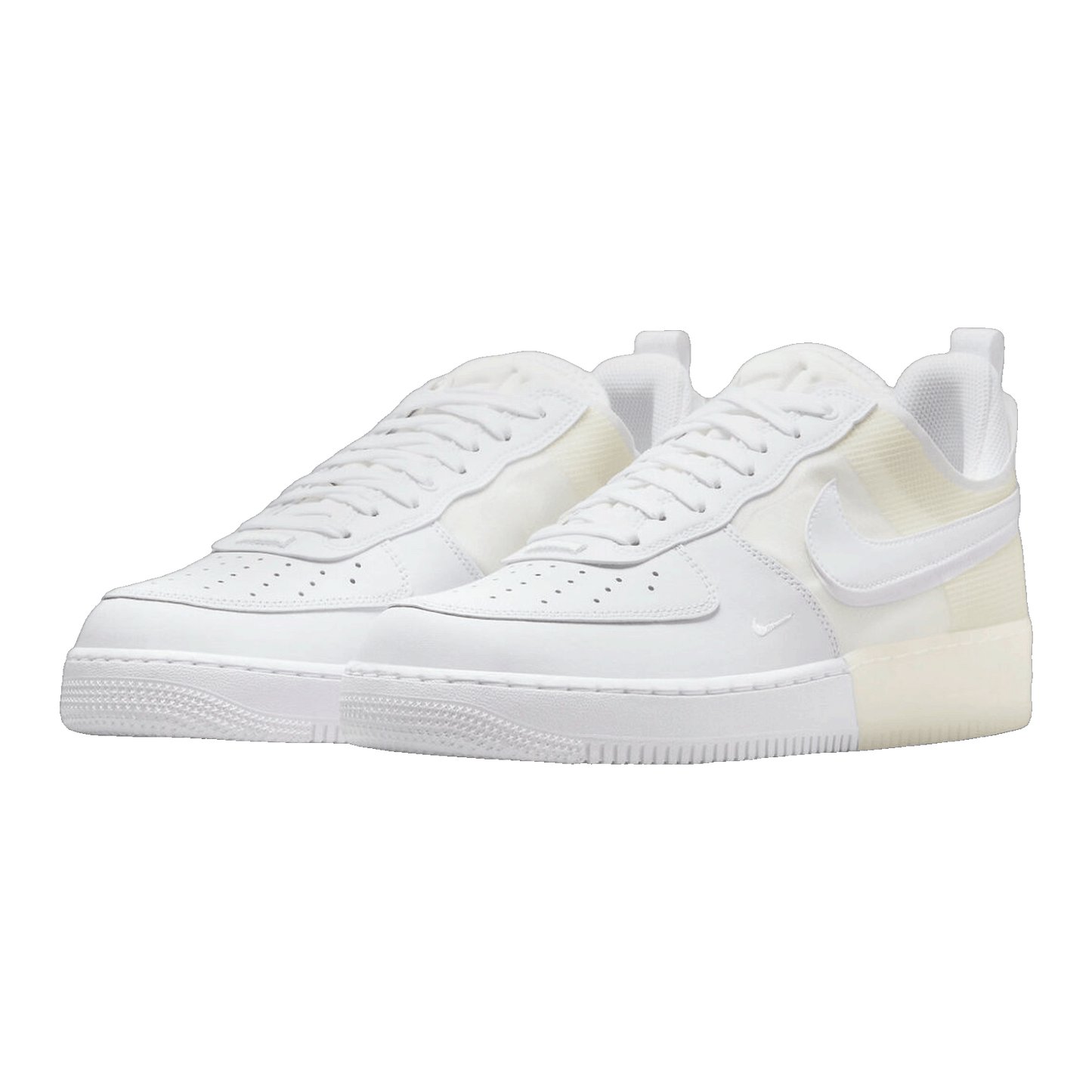 Nike Air Force 1 React Triple White Side