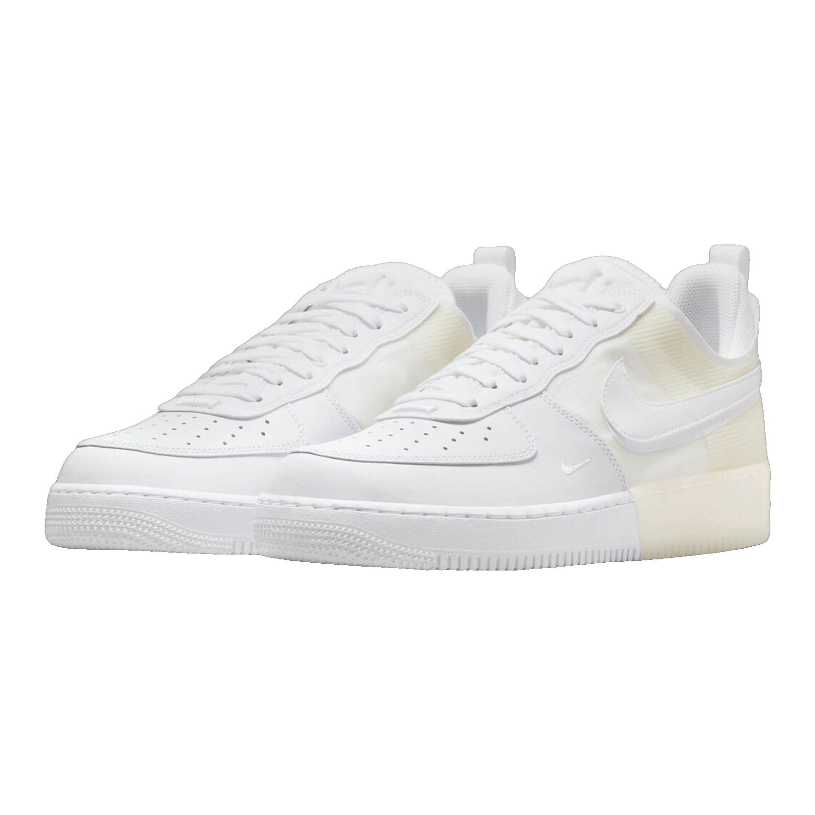 Nike Air Force 1 React Triple White Side
