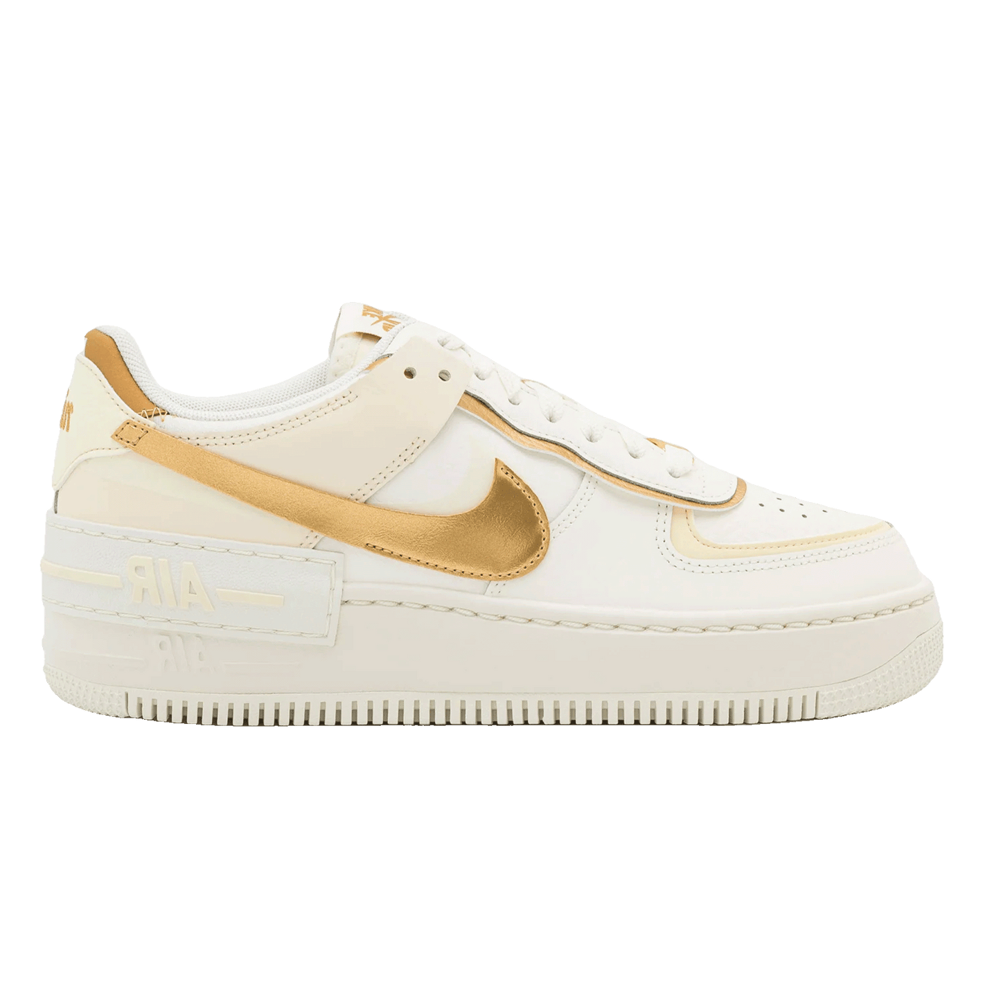 Nike Air Force 1 Shadow Sail Coconut Milk Metallic Gold (W)
