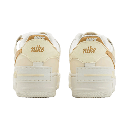Nike Air Force 1 Shadow Sail Coconut Milk Metallic Gold (W) Back