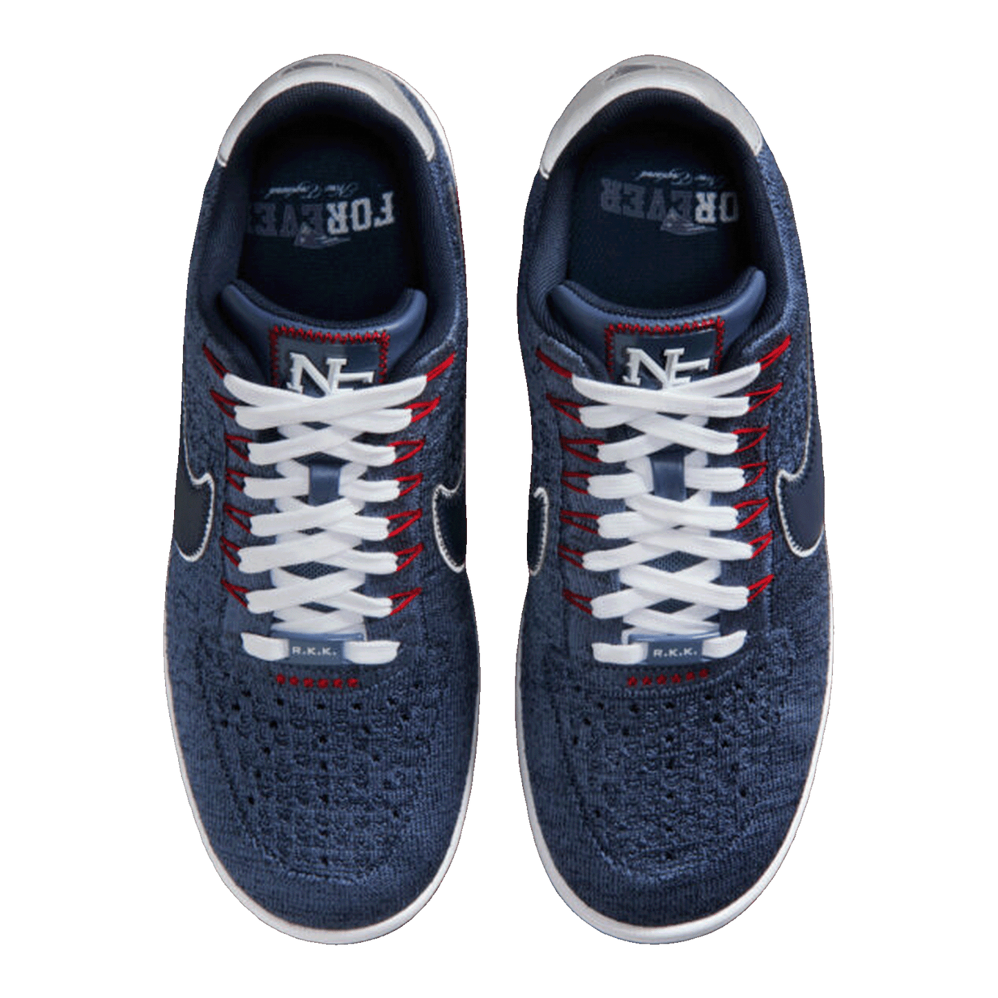 Nike Air Force 1 Ultra Flyknit Low Patriots Robert Kraft Nor'easter Oben