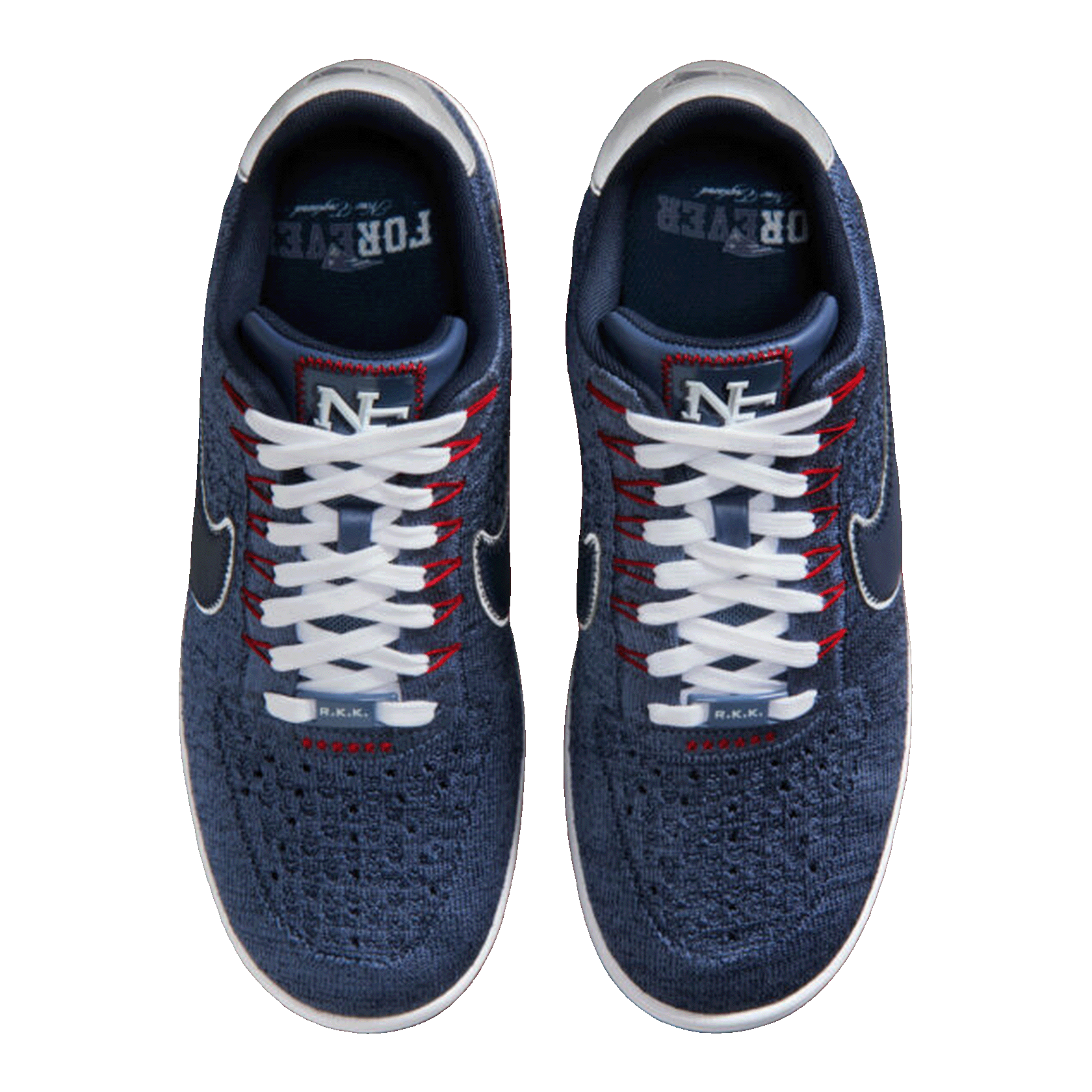 Nike Air Force 1 Ultra Flyknit Low Patriots Robert Kraft Nor'easter Oben