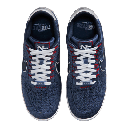Nike Air Force 1 Ultra Flyknit Low Patriots Robert Kraft Nor'easter Oben