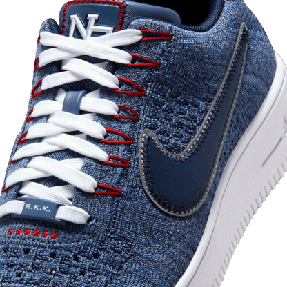 Nike Air Force 1 Ultra Flyknit Low Patriots Robert Kraft Nor'easter Tongue