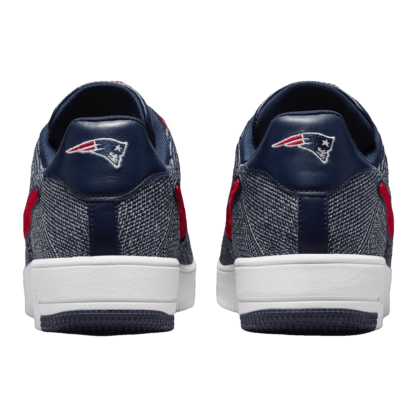Nike Air Force 1 Ultra Flyknit Low Patriots Robert Kraft Wolf Grey Back