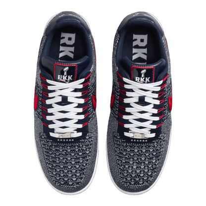 Nike Air Force 1 Ultra Flyknit Low Patriots Robert Kraft Wolf Grey Oben
