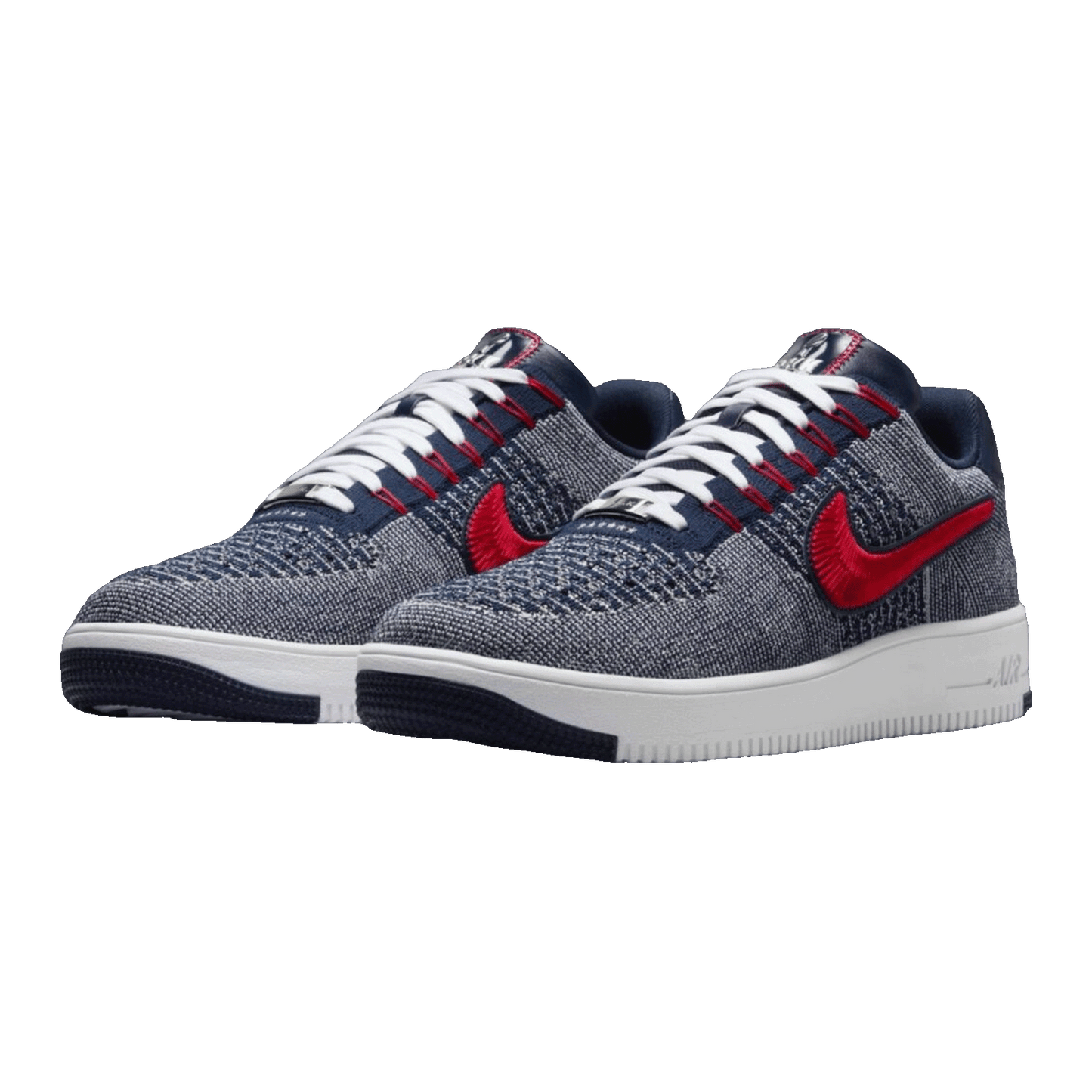 Nike Air Force 1 Ultra Flyknit Low Patriots Robert Kraft Wolf Grey Side