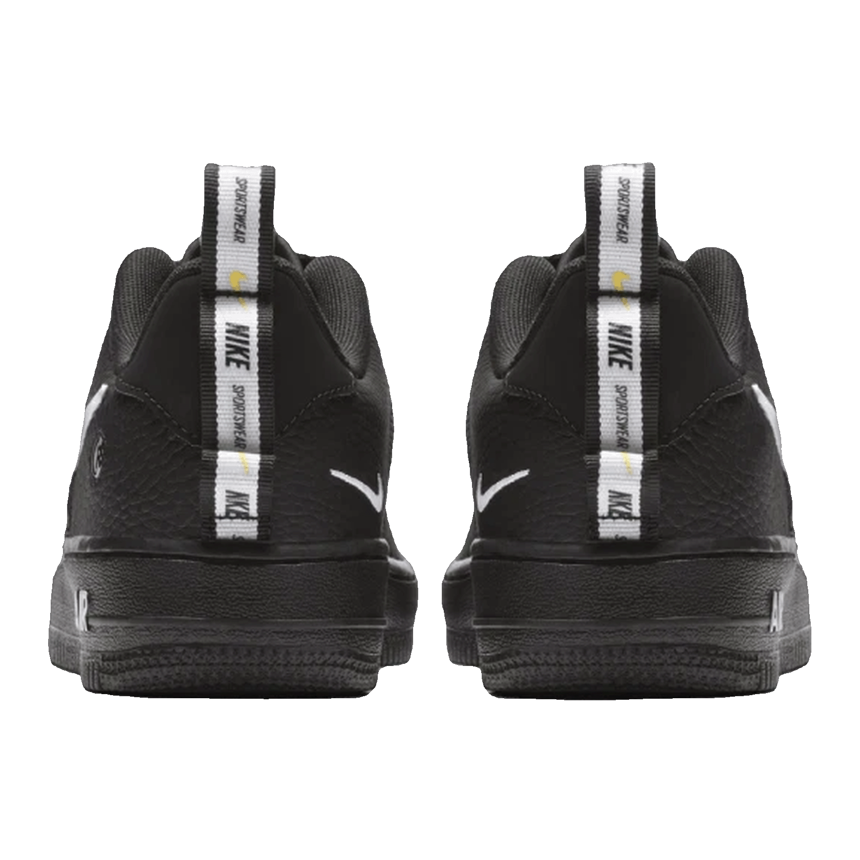 Nike Air Force 1 Utility Black White (GS) Back
