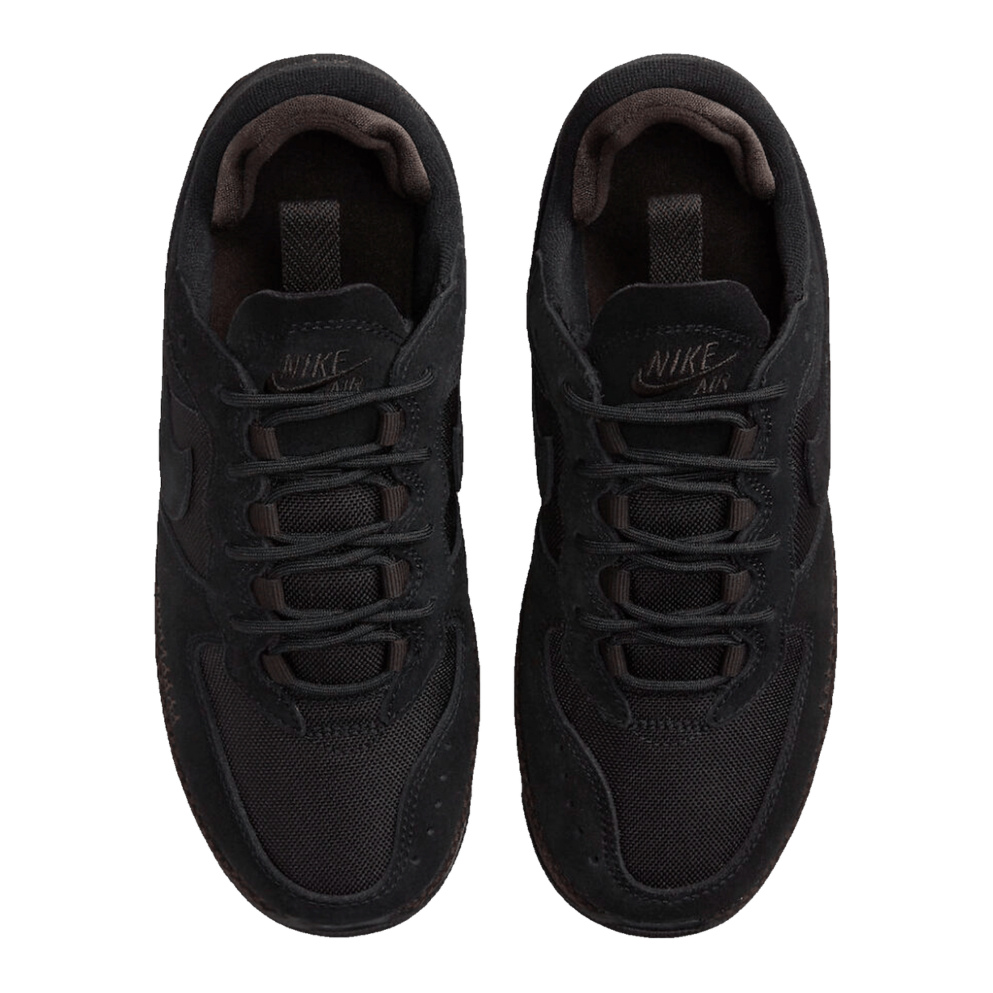 Nike Air Force 1 Wild Low Black Velvet Brown (W) Oben
