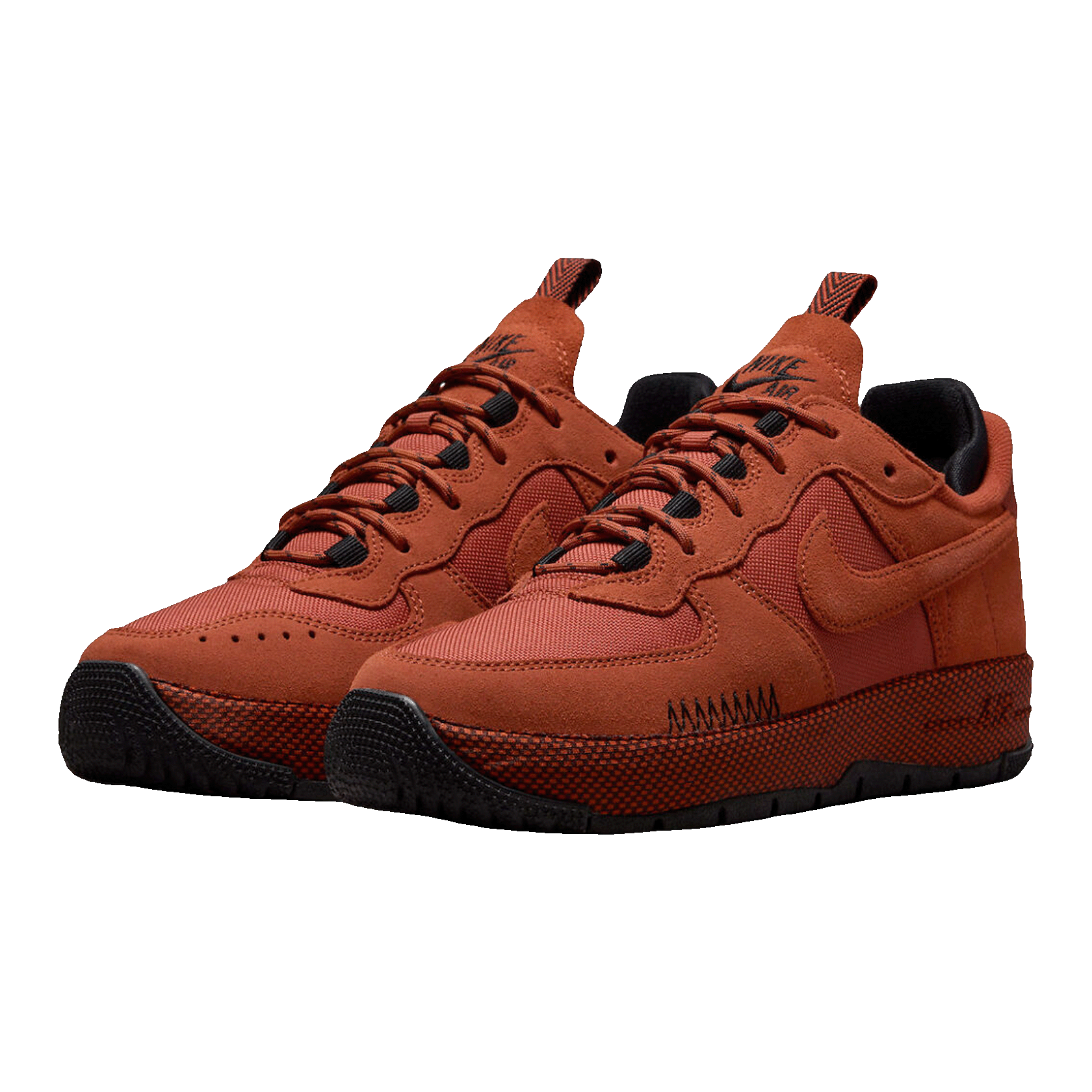Nike Air Force 1 Wild Low Rugged Orange (W) Side