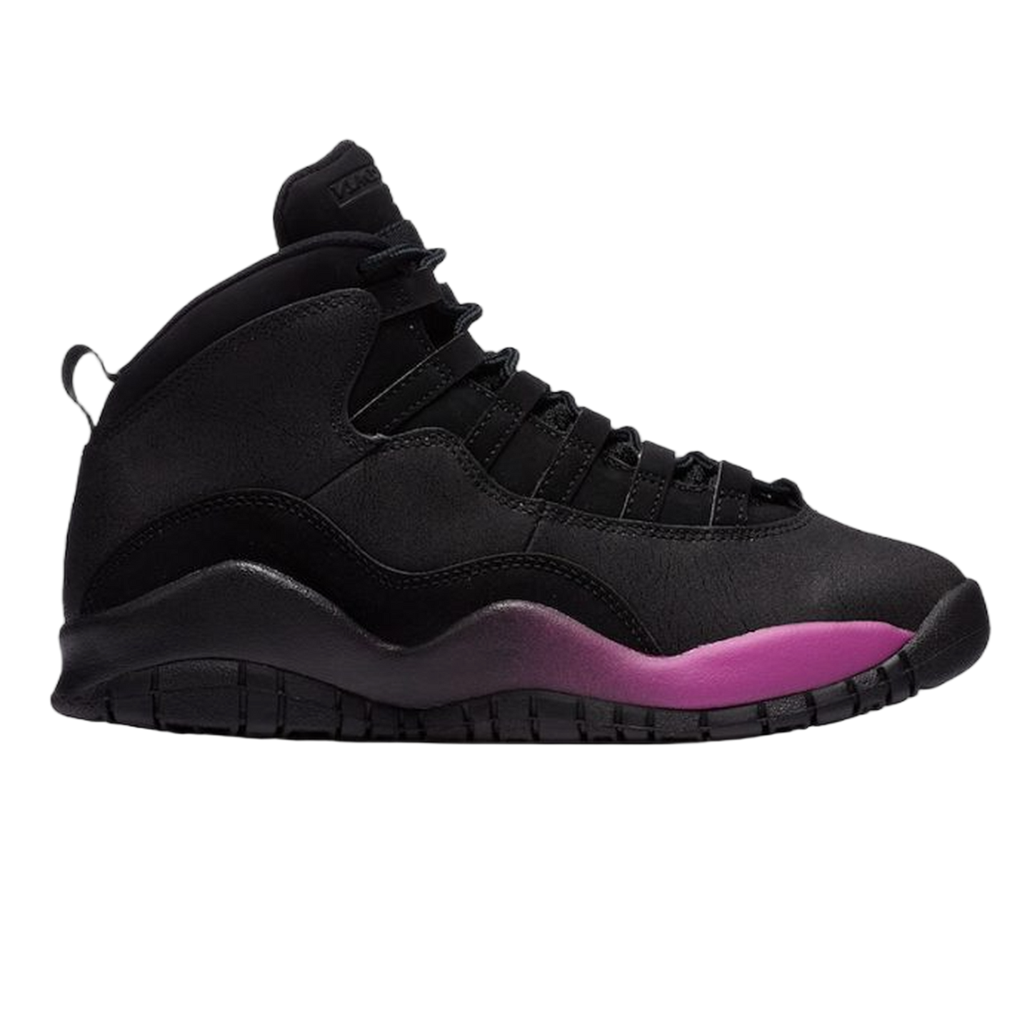 Nike Air Jordan 10 Retro Black Fuchsia Black (GS) 487211-017
