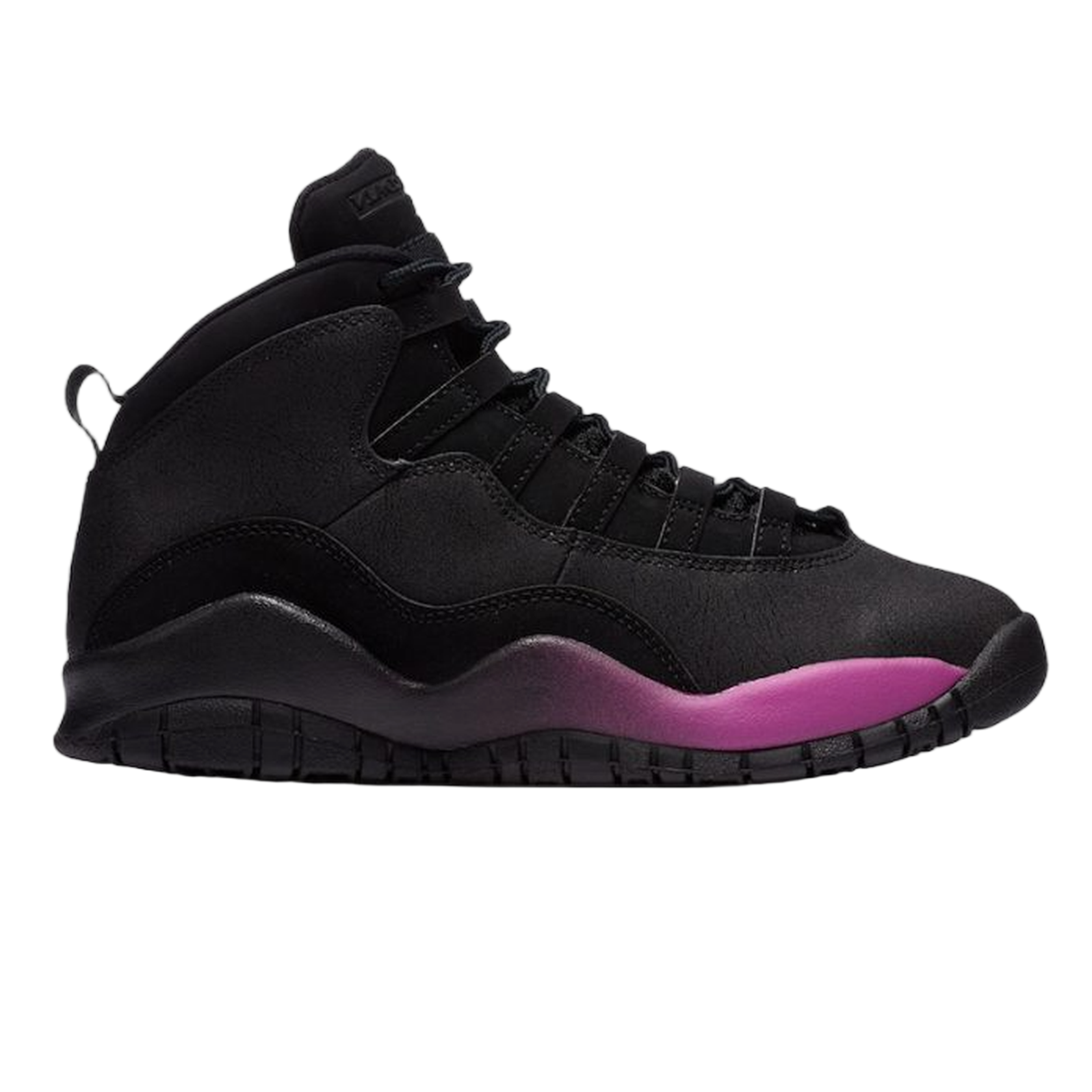 Nike Air Jordan 10 Retro Black Fuchsia Black (GS) 487211-017