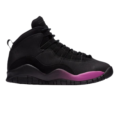 Nike Air Jordan 10 Retro Black Fuchsia Black (GS) 487211-017